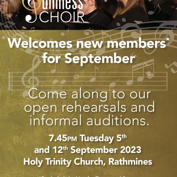 Guinness Choir welcomes new members with open rehearsals.